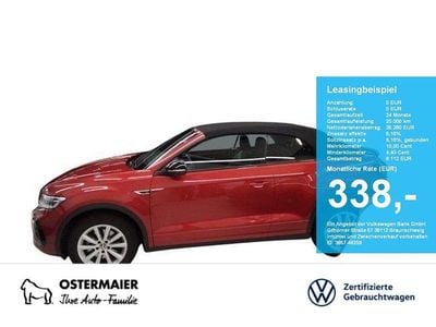 Gebraucht VW T-Roc Cabriolet R-line 150 PS (110 kW) 2025 Kings red Cabrio