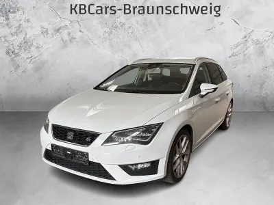 Gebraucht Seat Leon ST FR 184 PS (135 kW) 2014 Weiß (blanco nevada/nevada white) Kombi