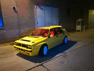 Gebraucht Lancia Delta 188 PS (138 kW) 1990 Gelb Kleinwagen