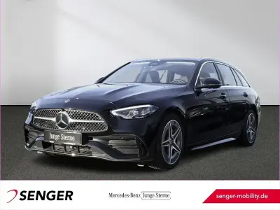 Gebraucht Mercedes C180 AMG 170 PS (125 kW) 2023 Unilack schwarz Kombi