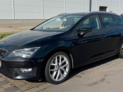 Usata Seat Leon ST FR 184 CV (135 kW) 2014 Nero Station wagon