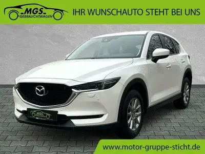 Gebraucht Mazda CX-5 Exclusive-Line 150 PS (110 kW) 2017 Satinweiß SUV