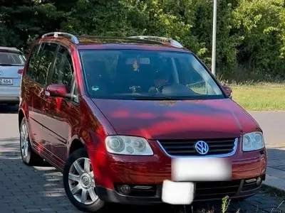Gebraucht VW Touran 105 PS (77 kW) 2005 Rot Van / Kleinbus