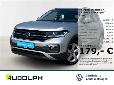 Gebraucht VW T-Cross Style 150 PS (110 kW) 2023 Silber SUV