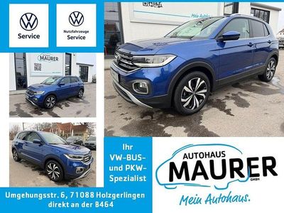 Reefblue metallic Gebraucht 2022 VW T-Cross Style SUV | 24.930 € (Fairer Preis)