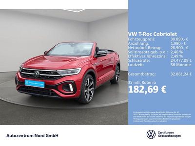 Usata VW T-Roc R-line 150 CV (110 kW) 2025 Rosso SUV