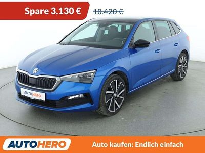 Gebraucht Skoda Scala Style 150 PS (110 kW) 2019 Modra race/race blue Kleinwagen