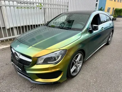 Gebraucht Mercedes CLA180 Shooting Brake AMG line 109 PS (80 kW) 2016 Schwarz Kombi