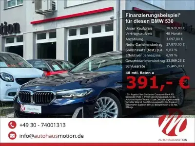 Gebraucht BMW 530 Luxury Line 252 PS (185 kW) 2021 Blau Limousine