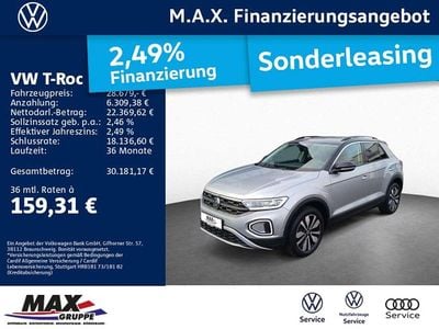 Pyritsilber metallic schwarz Gebraucht 2025 VW T-Roc Goal SUV | 28.679 € (Guter Preis)