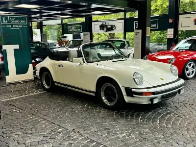 Gebraucht Porsche 911 218 PS (160 kW) 1983 Grand prix weiß Cabrio
