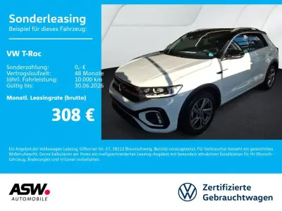 Gebraucht VW T-Roc Cabriolet R-line 150 PS (110 kW) 2025 Pure white/schwarz SUV