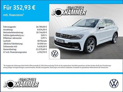 Gebraucht VW Tiguan Sound 190 PS (139 kW) 2018 Weiß SUV