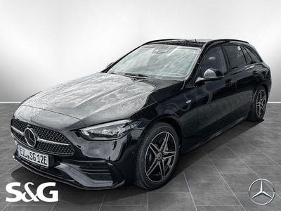 Gebraucht Mercedes C300e AMG 313 PS (230 kW) 2025 Metalliclack obsidianschwarz Kombi