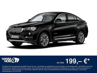 Gebraucht BMW X4 xLine 190 PS (139 kW) 2016 Schwarz / saphirschwarz (metallic) SUV