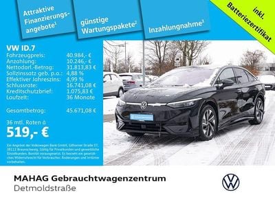 Grenadillschwarz metallic Gebraucht 2024 VW ID.7 Pro Kleinwagen | 40.984 € (Guter Preis)