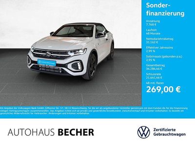 Second-hand VW T-Roc Cabriolet R-line 150 CP (110 kW) 2025 Gri Cabrio