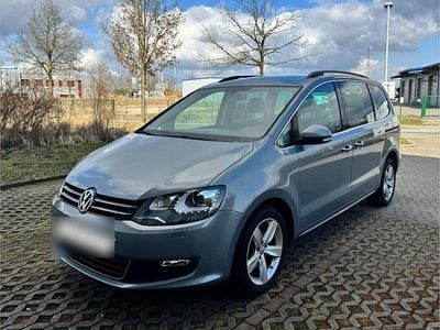 Usata VW Sharan 170 CV (125 kW) 2012 Blu Monovolume
