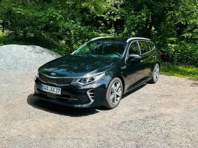 Gebraucht Kia Optima GT 245 PS (180 kW) 2017 Schwarz Kombi