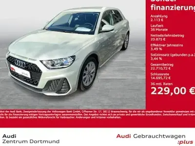 Używany Audi A1 Sportback S-Line 116 KM (85 kW) 2025 Srebrny Hatchback