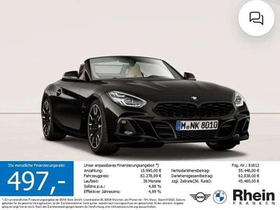 Neu BMW Z4 M Sport 340 PS (250 kW) 2026 Saphirschwarz metallic Cabrio