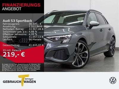 Daytonagrau perleffekt Gebraucht 2024 Audi S3 Ambiente Limousine | 36.880 € (Superpreis)