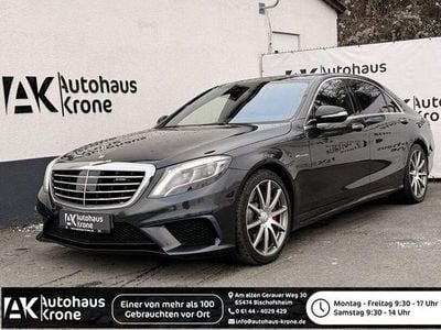 Gebraucht Mercedes S63 AMG AMG 585 PS (430 kW) 2016 Magnetitschwarz  metalliclack Limousine