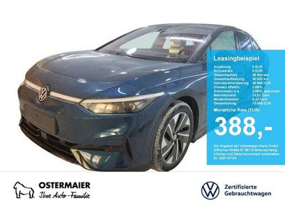 Gebraucht VW ID.7 Pro 210 kW (286 PS) 2025 Blau (aquamarinblau) Limousine