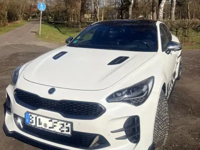 Gebraucht Kia Stinger GT-Line 200 PS (147 kW) 2017 Weiß Kleinwagen
