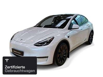 Gebraucht Tesla Model Y Performance 392 kW (533 PS) 2023 Pearl white multicoat SUV