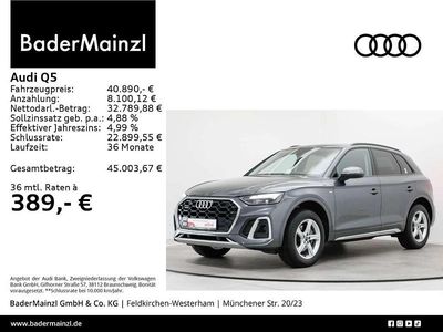 Gebraucht Audi Q5 S-Line 204 PS (150 kW) 2023 Daytonagrau perleffekt SUV
