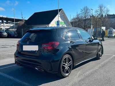 Second-hand Mercedes A180 AMG line 122 CP (89 kW) 2018 Negru Berlinǎ