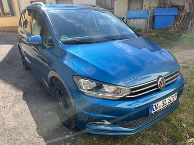 Gebraucht VW Touran Comfortline 116 PS (85 kW) 2016 Blau Van / Kleinbus