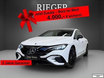 Weiß Gebraucht 2024 Mercedes EQE300 AMG Limousine | 52.979 € (Teuer)