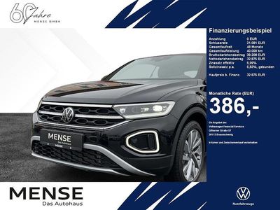 Gebraucht VW T-Roc Cabriolet Goal 150 PS (110 kW) 2025 Schwarz Cabrio