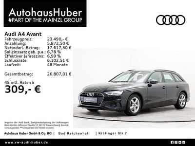 Brillantschwarz Gebraucht 2022 Audi A4 Ambiente Kombi | 23.490 € (Superpreis)