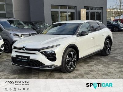 Gebraucht Citroën C5 X 131 PS (96 kW) 2024 Lack weiss perlglänzend/typ metallic drei schichten perlmutt Kombi