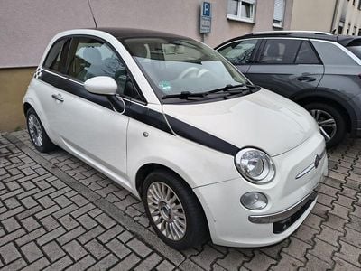 Weiß Gebraucht 2009 Fiat 500 Lounge Cabrio | 1.900 € (Superpreis)