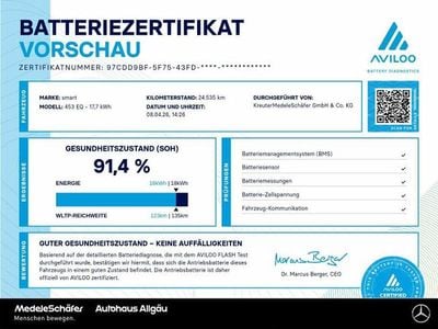 Usado Smart ForTwo Electric Drive 60 kW (82 HP) 2021 Verde Coupé