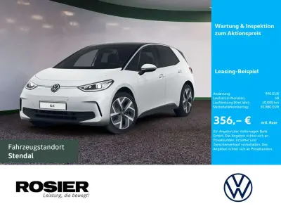 Gebraucht VW ID.3 Pro 150 kW (204 PS) 2023 Weiss / gletscherweiss (metallic) Kleinwagen