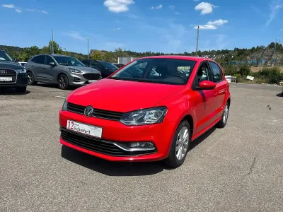 Gebraucht VW Polo Comfortline 90 PS (66 kW) 2015 Rot Kleinwagen