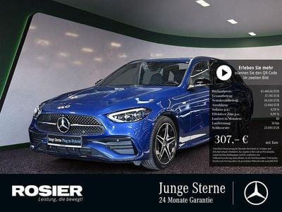 Gebraucht Mercedes C300e Premium 204 PS (150 kW) 2025 Blau / spektralblau Kombi