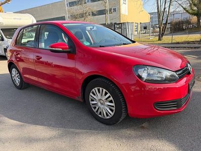 Gebraucht VW Golf VI 80 PS (58 kW) 2009 Rot Kleinwagen