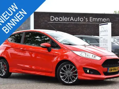 Brugt Ford Fiesta ST-Line 125 HK (91 kW) 2016 Rød Hatchback