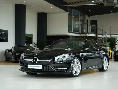 Gebraucht Mercedes SL350 AMG line 306 PS (225 kW) 2013 Obsidianschwarz  metalliclack Cabrio