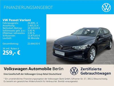 Usata VW Passat Business 150 CV (110 kW) 2022 Nero Station wagon