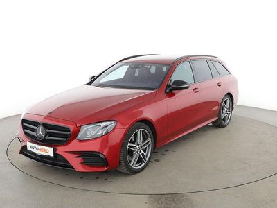 Brugt Mercedes E220 AMG line 194 HK (142 kW) 2020 Rød Stationcar
