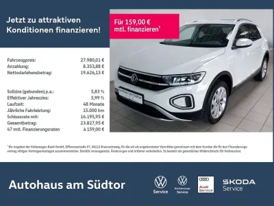 Gebraucht VW T-Roc Style 150 PS (110 kW) 2024 Pure white SUV