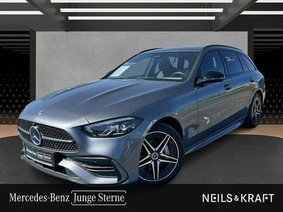 Usata Mercedes C300e AMG 204 CV (150 kW) 2022 Grigio Station wagon