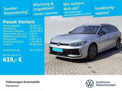 Gebraucht VW Passat R-line 177 PS (130 kW) 2024 Oyster silver metallic Kombi
